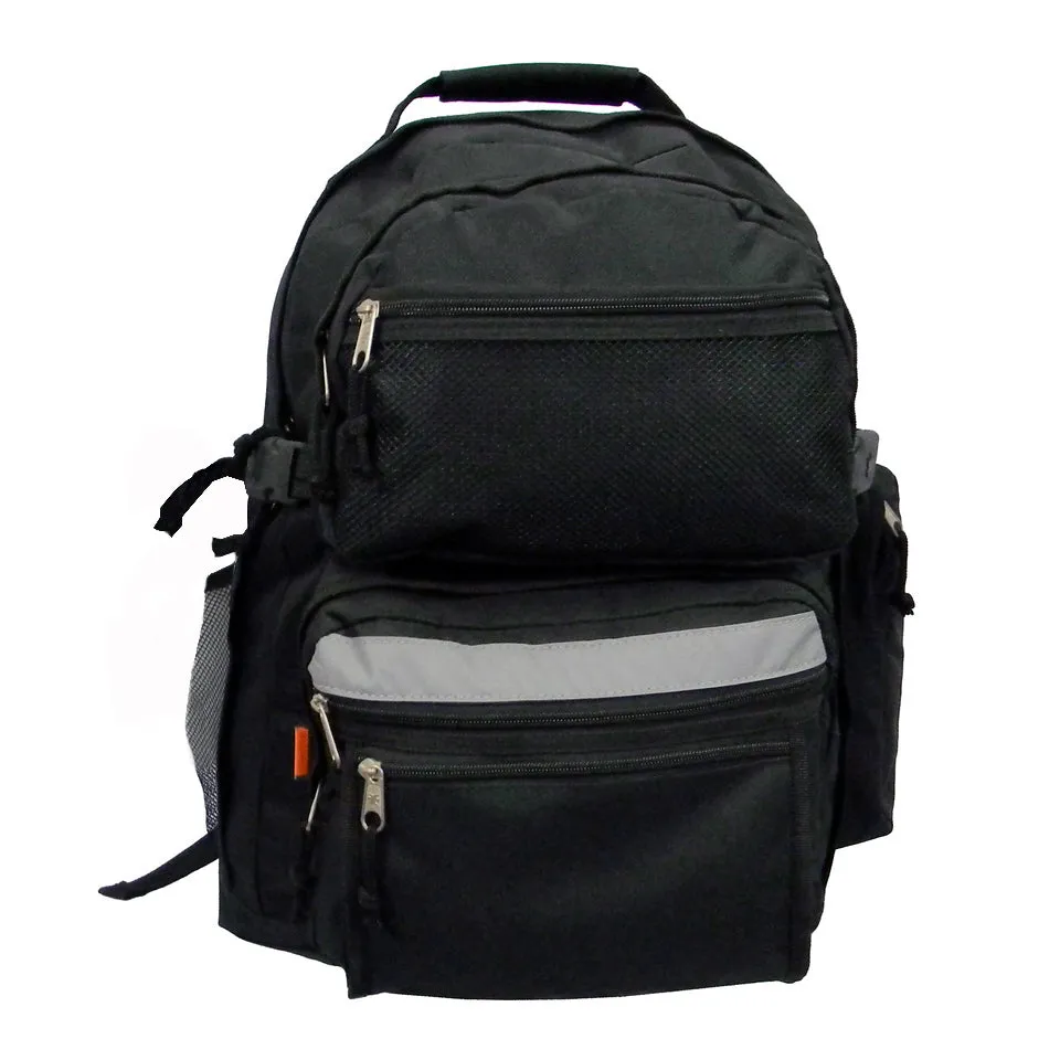 - 20 PACKS | $17.45 PER PACK ||   Case Lot: 20pcs 19" Spacious Backpack with Extra-Large Compartment, Reflective Straps, Five Front Pockets