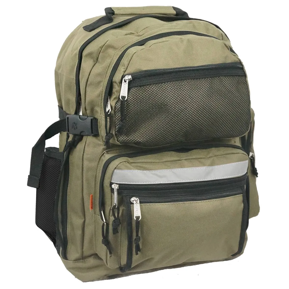- 20 PACKS | $17.45 PER PACK ||   Case Lot: 20pcs 19" Spacious Backpack with Extra-Large Compartment, Reflective Straps, Five Front Pockets
