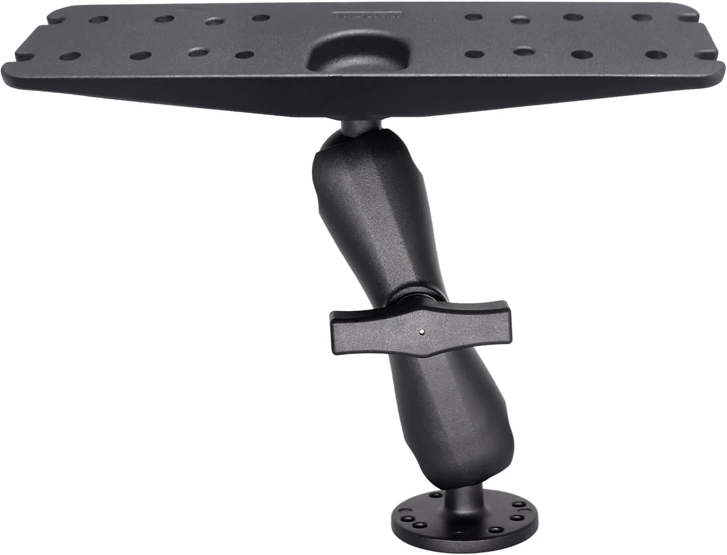 1.5" Ball Fish Finder Mount for 9" to 12" Large Fishfinder, Marine Electronic Depth Finder Mount with C Size Ball, Compatible with Garmin, Lowrance, Humminbird and More
