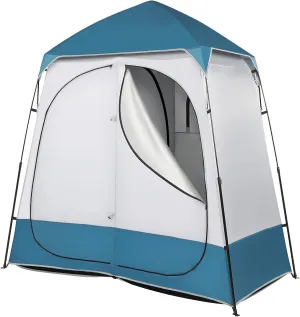 2 Room Shower Tent for Camping - Instant Pop Up Shelter with Carrying Bag - Portable Privacy Changing Room Tent for Dressing, Outdoor Indoor, Beach, Travel, Tailgate