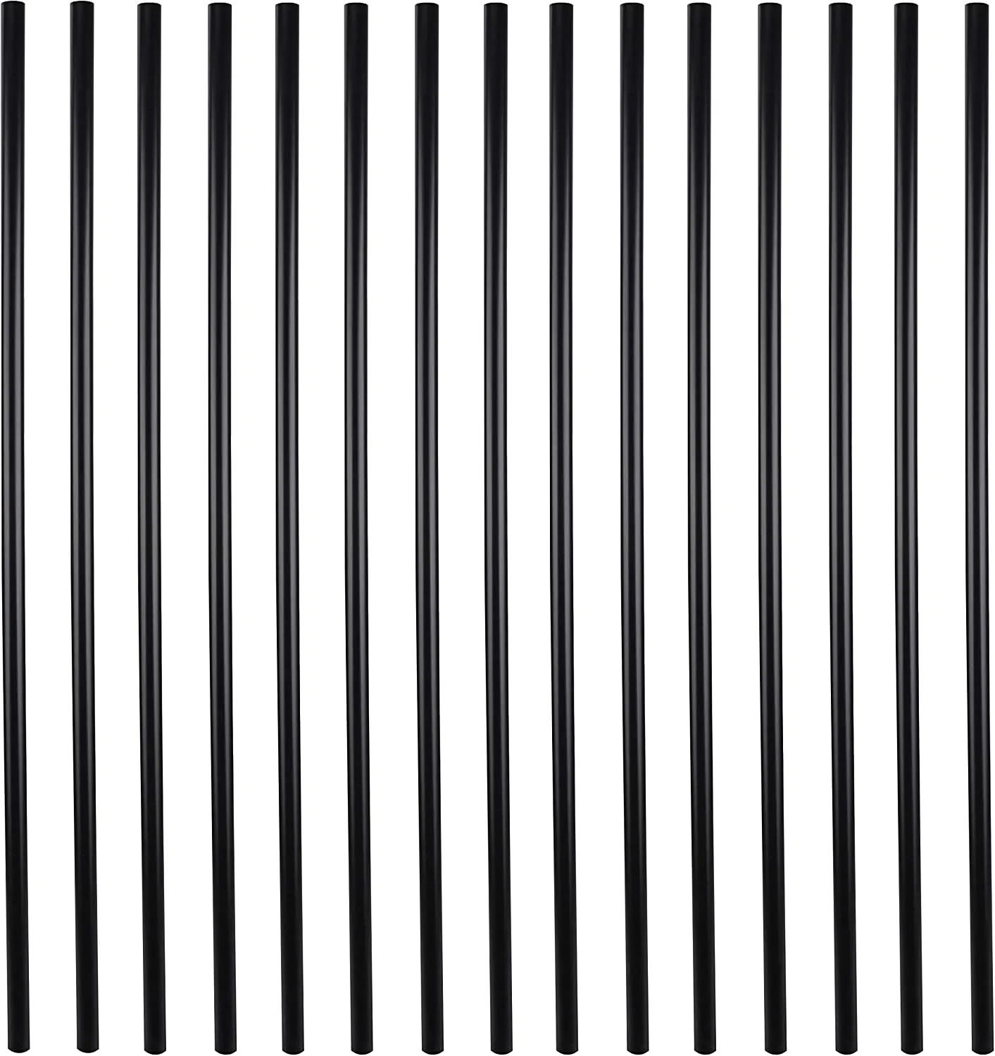 25-Pack Myard Black 26''x3/4'' Classic Hollow Round Iron Deck Balusters, Heavy Duty Iron Better Structural Capacity, Weather-Resistant Coating, for Deck Porch Railings (PNP BR26-B)