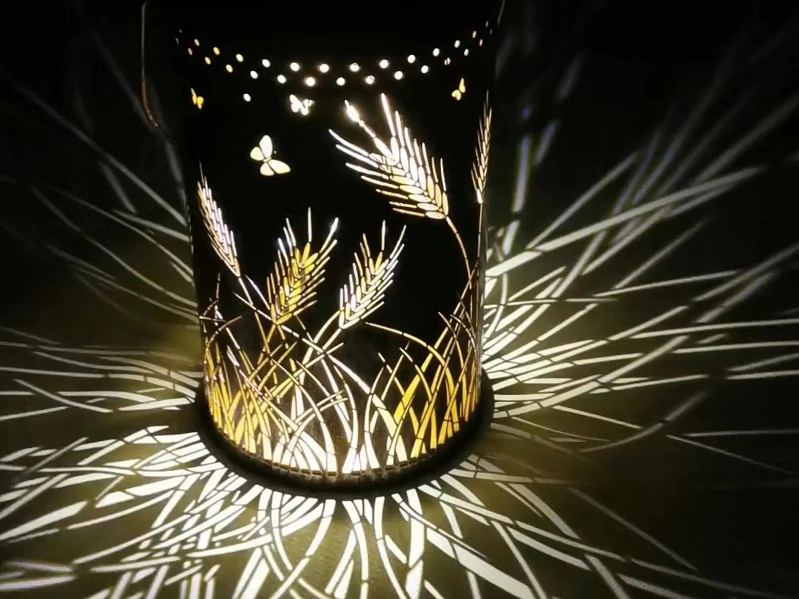 3D Dynamic Solar Outdoor Lantern