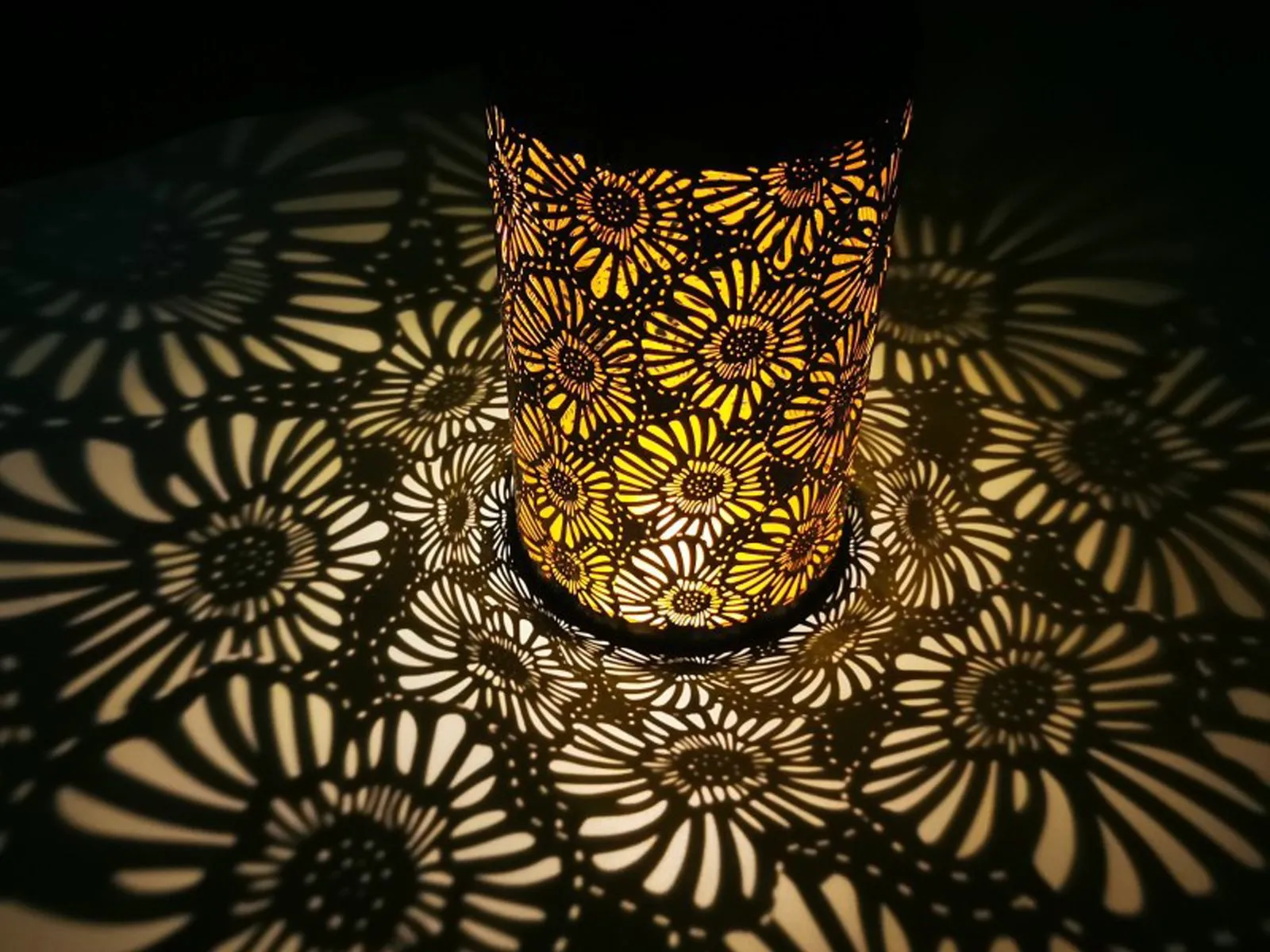 3D Dynamic Solar Outdoor Lantern