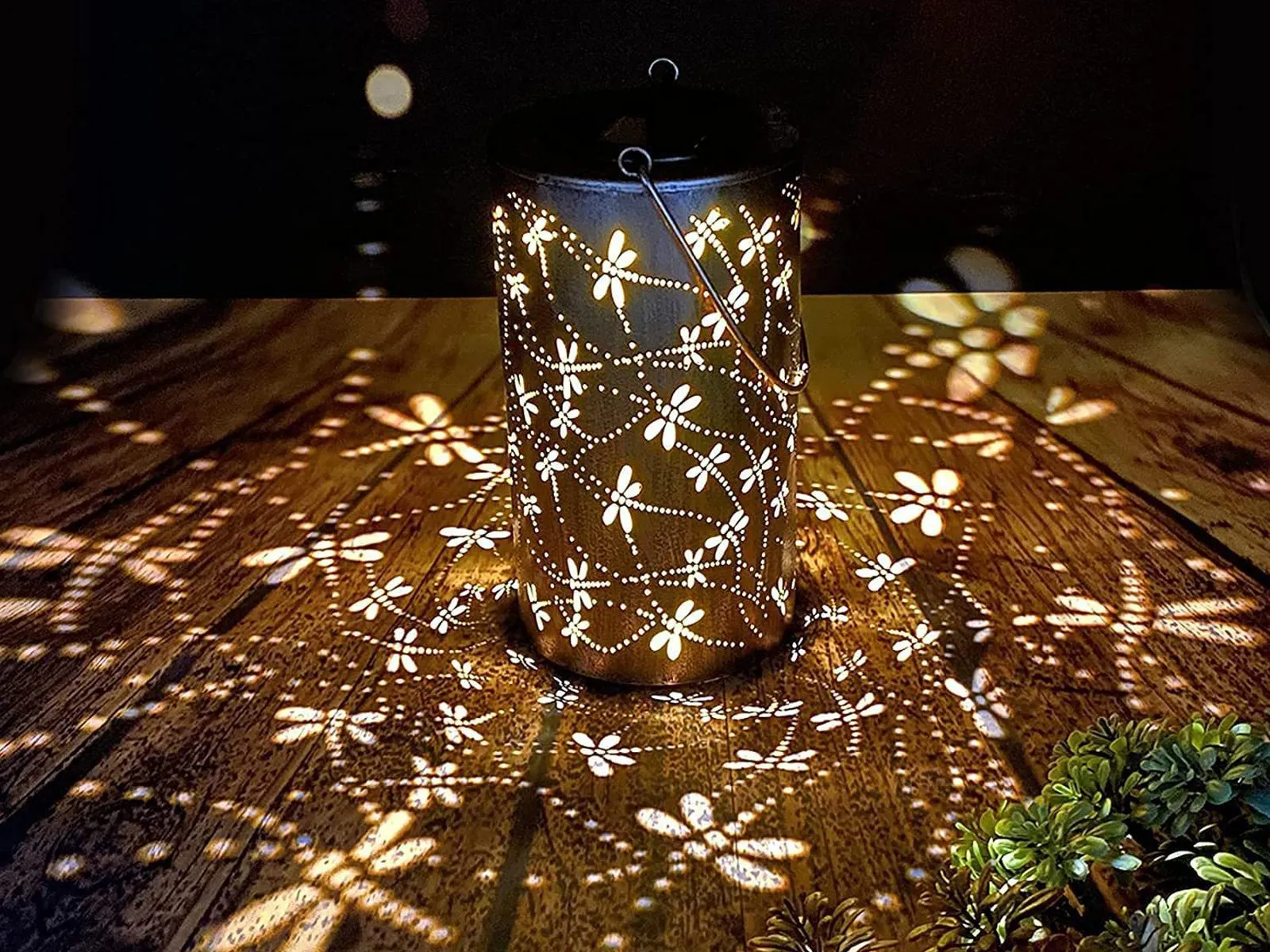 3D Dynamic Solar Outdoor Lantern