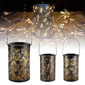 3D Dynamic Solar Outdoor Lantern