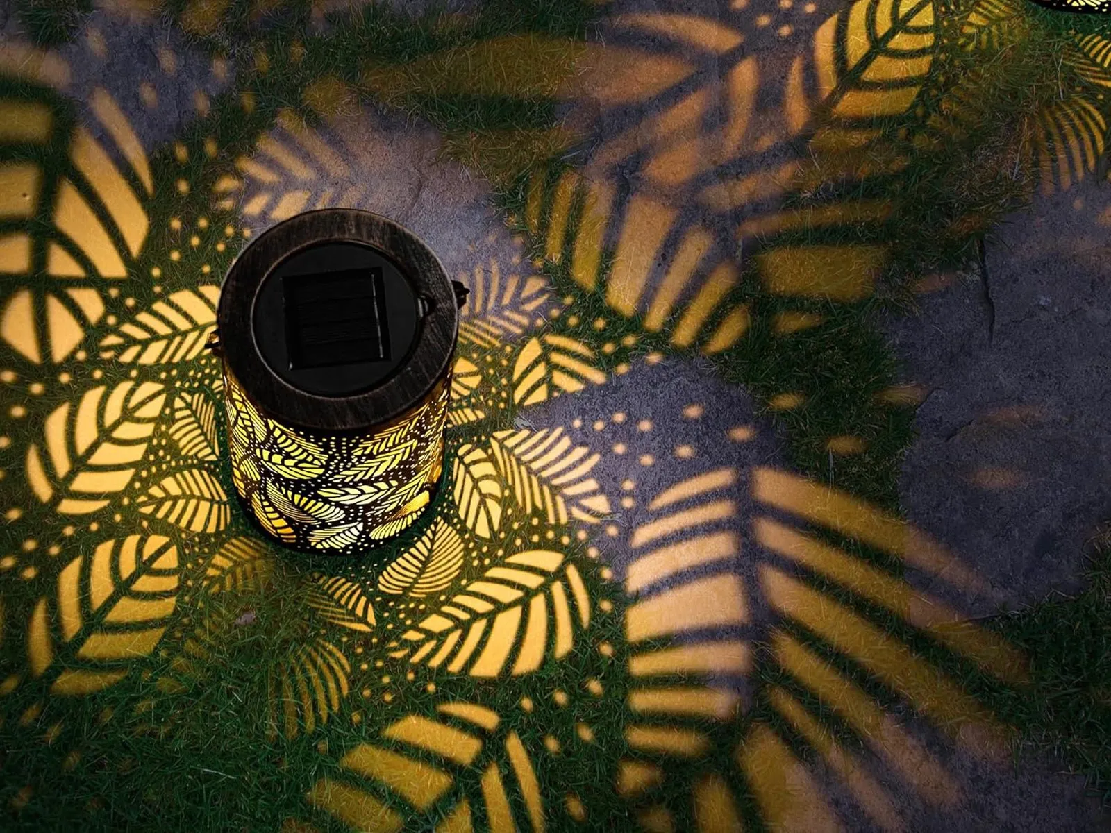 3D Dynamic Solar Outdoor Lantern