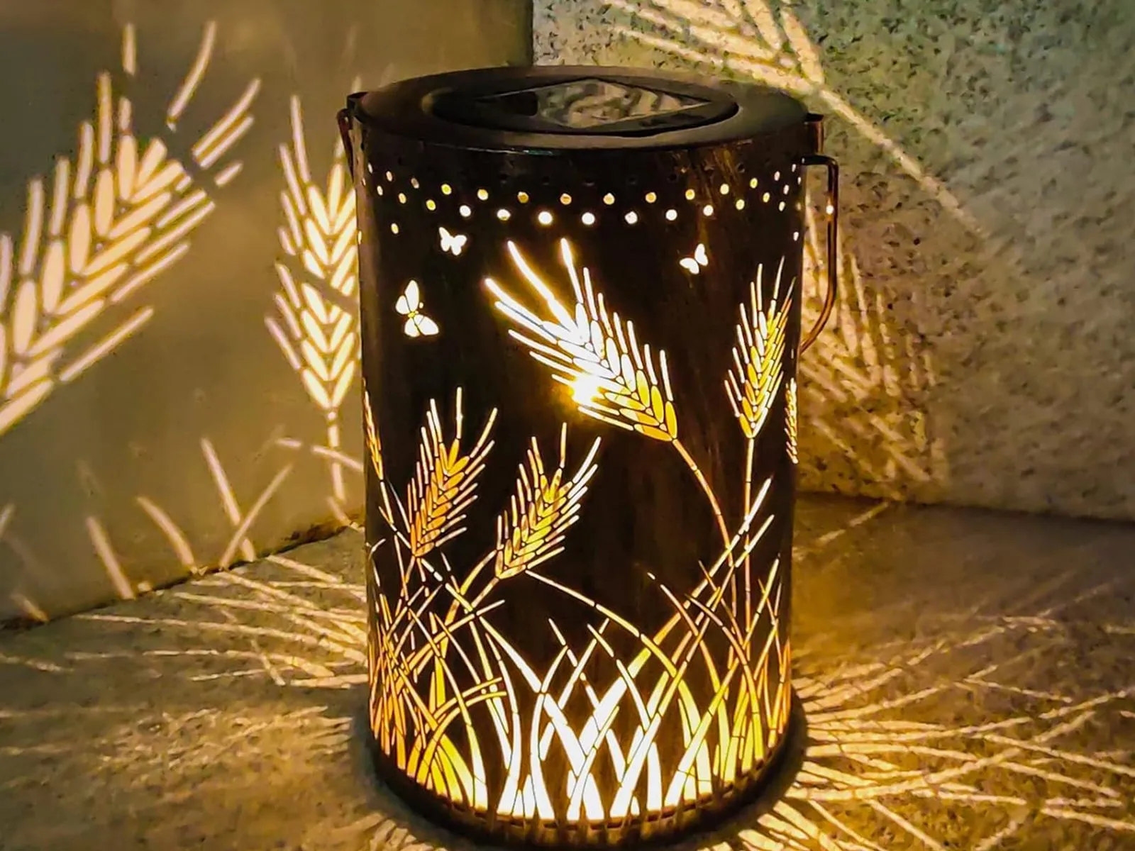 3D Dynamic Solar Outdoor Lantern