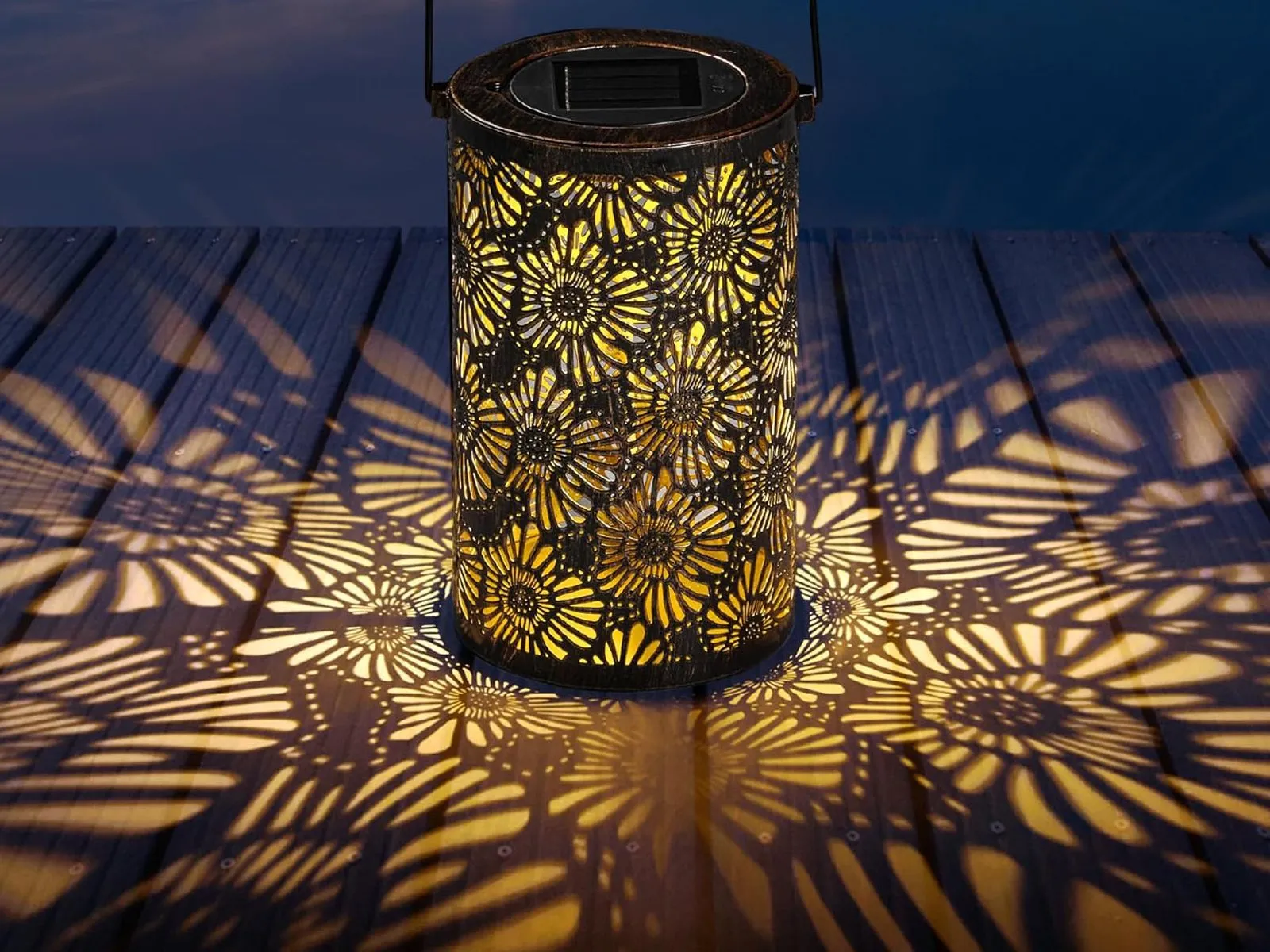 3D Dynamic Solar Outdoor Lantern
