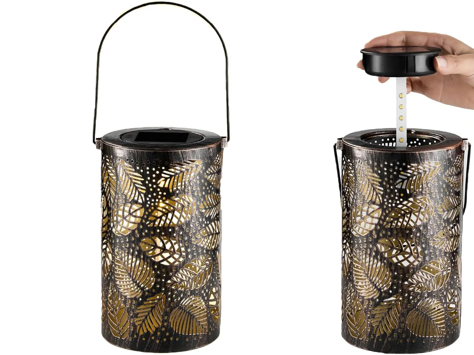 3D Dynamic Solar Outdoor Lantern