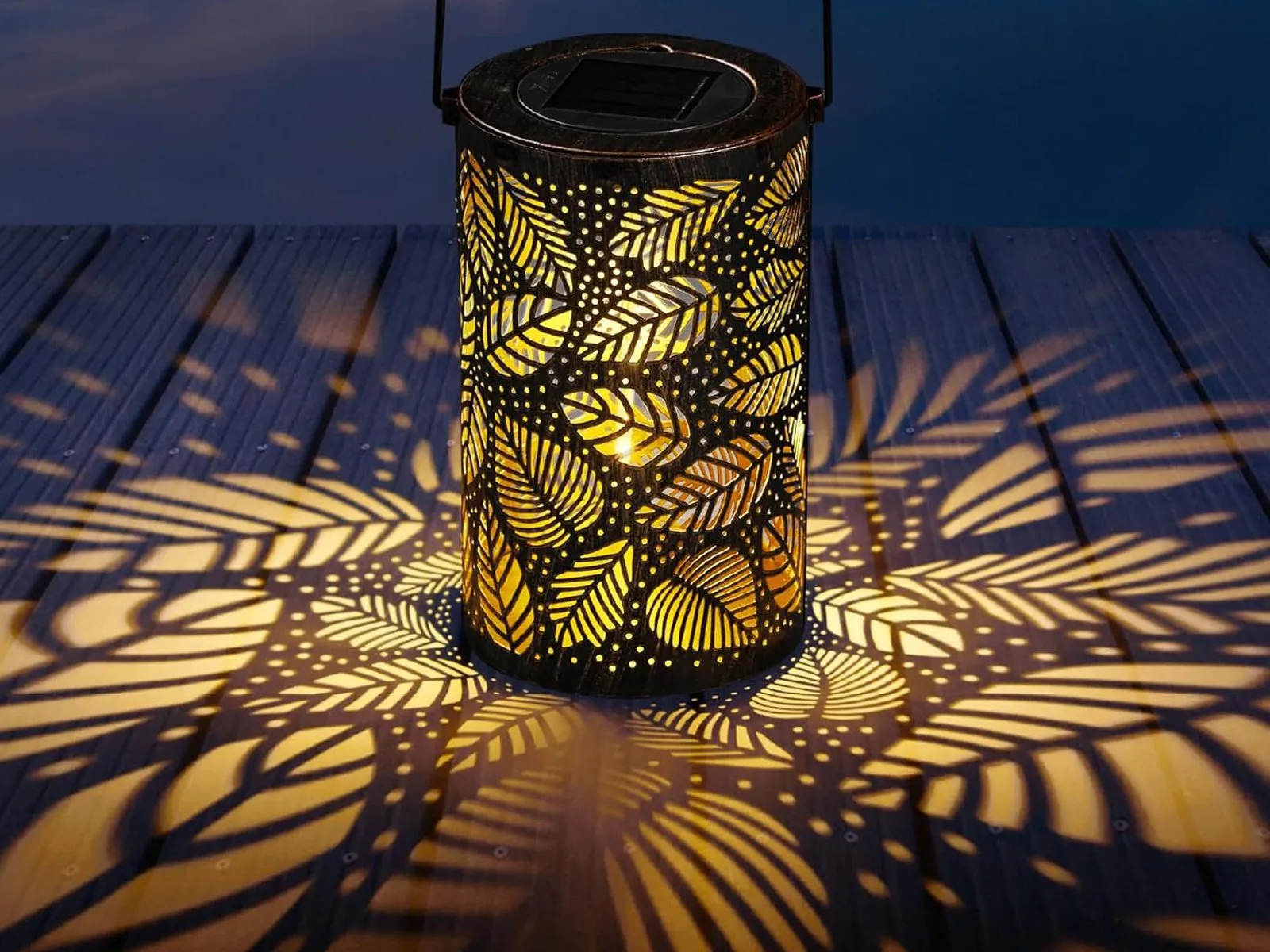 3D Dynamic Solar Outdoor Lantern