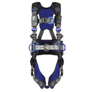 3M 1113179 DBI-SALA ExoFit X300 Comfort Wind Energy Climbing/Positioning Safety Harness, Wind Energy Fall Protection, Aluminum Back and Front D-Ring, Leg Tongue Buckle, Quick-Connect Chest Buckle, 2X