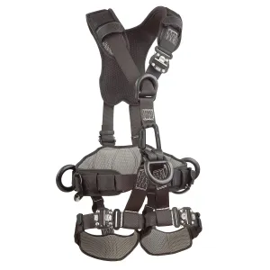 3M DBI-SALA ExoFit NEX 1113373 Full Body Black Out Rope Access/Rescue Harness, 5 AlumD-Rings, Belt w/ Pad/Side D-Rings, Locking QC Leg Straps, X- Large, Blue/Grey