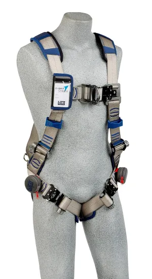 3M DBI-Sala Exofit STRATA Vest-Style Climbing Harness 1112487, Grey, Blue, Large, 1 Ea