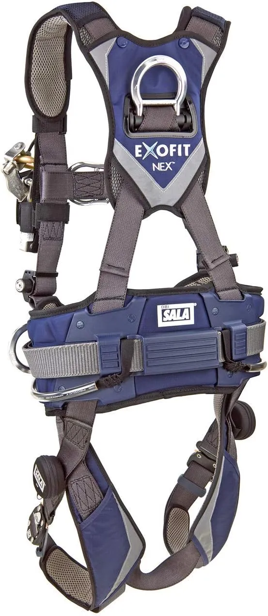 3M DBI-SALA ExoFit X300 Comfort Wind Energy Climbing/Positioning Safety Harness 1113217, Large