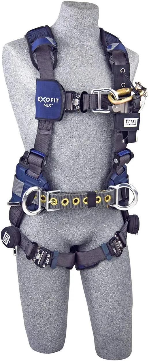 3M DBI-SALA ExoFit X300 Comfort Wind Energy Climbing/Positioning Safety Harness 1113217, Large