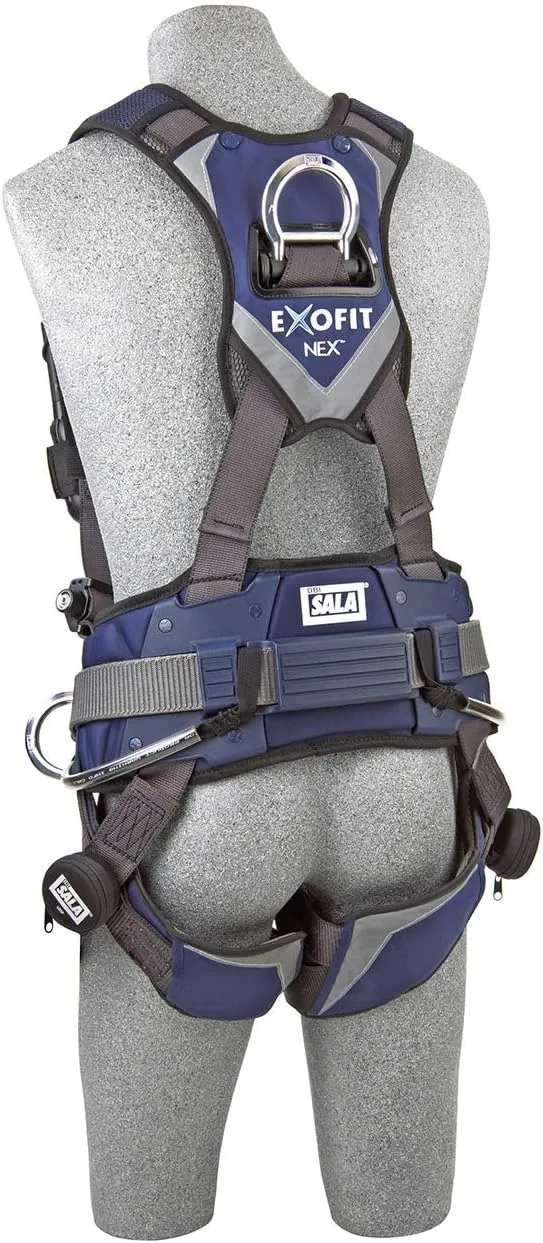 3M DBI-SALA ExoFit X300 Comfort Wind Energy Climbing/Positioning Safety Harness 1113217, Large