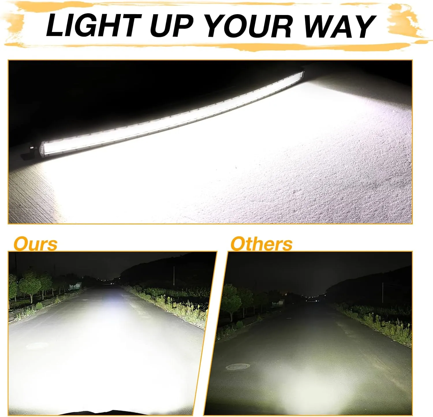 40 Inch Curved LED Light Bar, Niking Auto Super Slim 360W Off Road Dual Row LED Driving Light Spot Flood Combo Work Light Roof Bumper Bar for Trucks UTV ATV SUV RZR Wrangler JK JL Boat