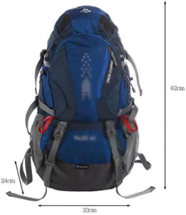 40L Mountaineering Backpack Travel Backpack Camping Hiking Sports Outdoor Bag Travel Rucksack(E)