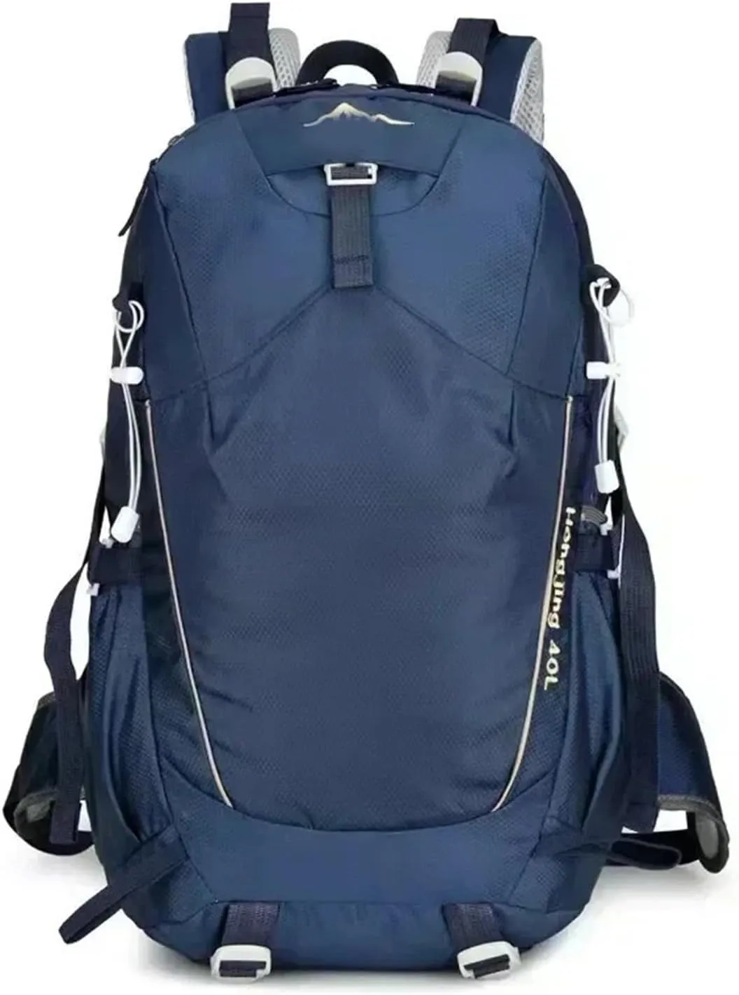 40L Outdoor Hiking Camping Backpack Bag Men Outdoor Light Climbing Bag Woman Cycling Backpack With Cover(Dark blue)