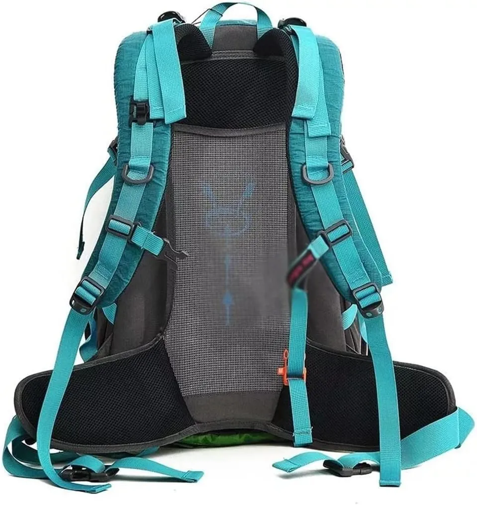 40L Sports Backpack Multi Pocket Hiking Bag Outdoor Cycling Backpack(Black)