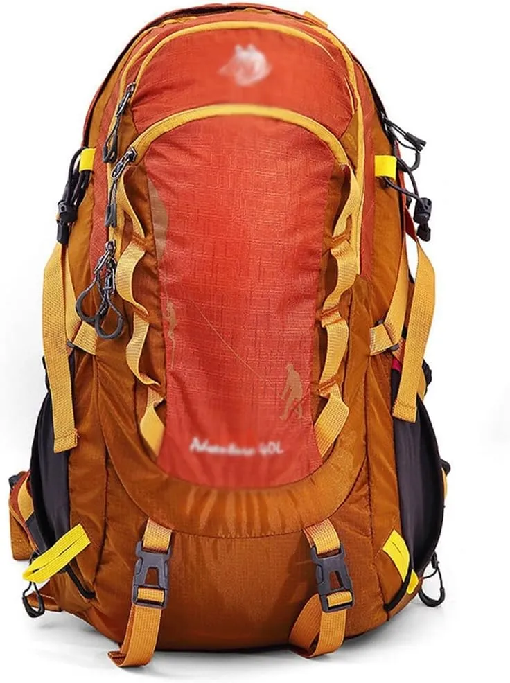 40L Sports Backpack Multi Pocket Hiking Bag Outdoor Cycling Backpack(Black)