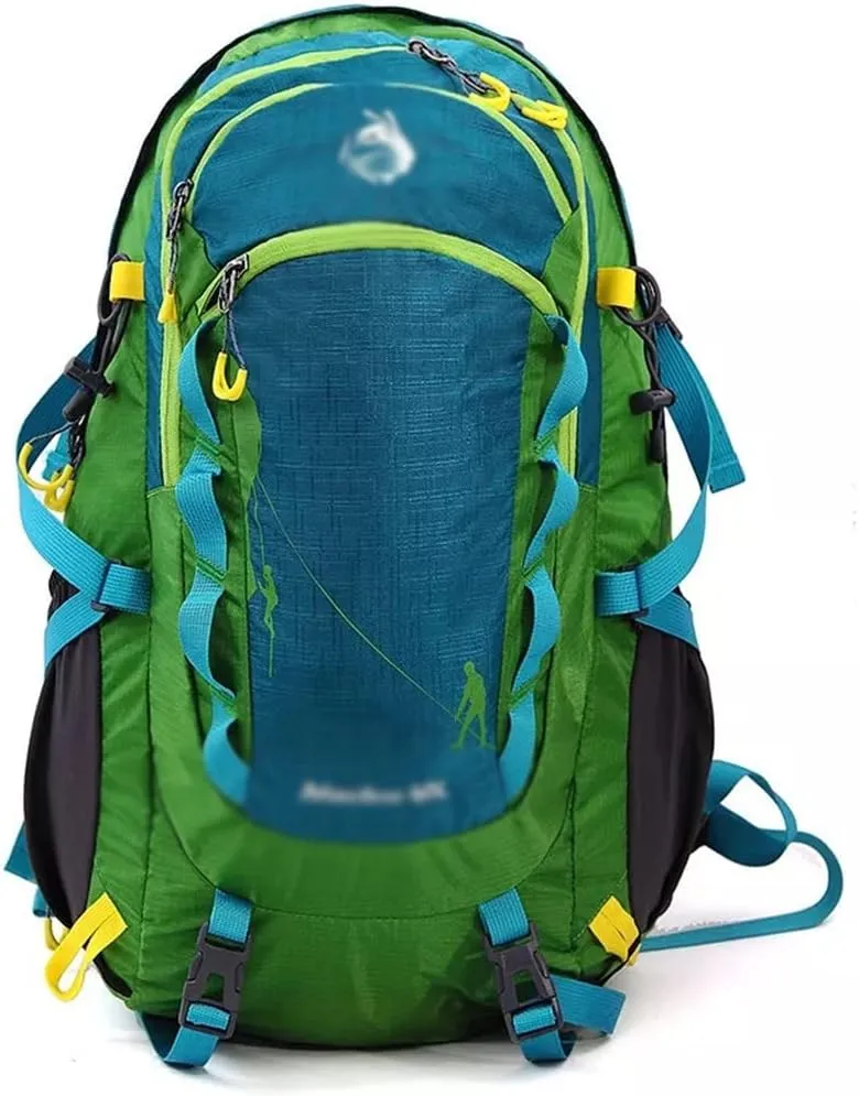 40L Sports Backpack Multi Pocket Hiking Bag Outdoor Cycling Backpack(Black)