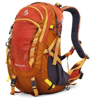 40L Sports Backpack Multi Pocket Hiking Bag Outdoor Cycling Backpack(Black)