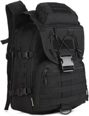 40L Tactical Military Backpack,MOLLE Hunting Backpack/Fishing Rucksack/Laptop Bag/Assault Pack for Hiking, Camping, Hiking, Travel