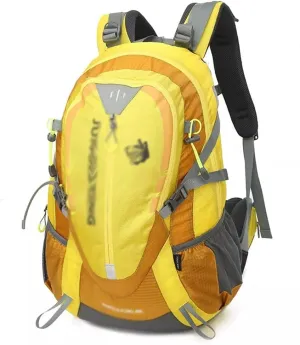 40L Travel Backpack Mountaineering Bag Hiking Backpack Sports Outdoor Bag Men Ladies(C)