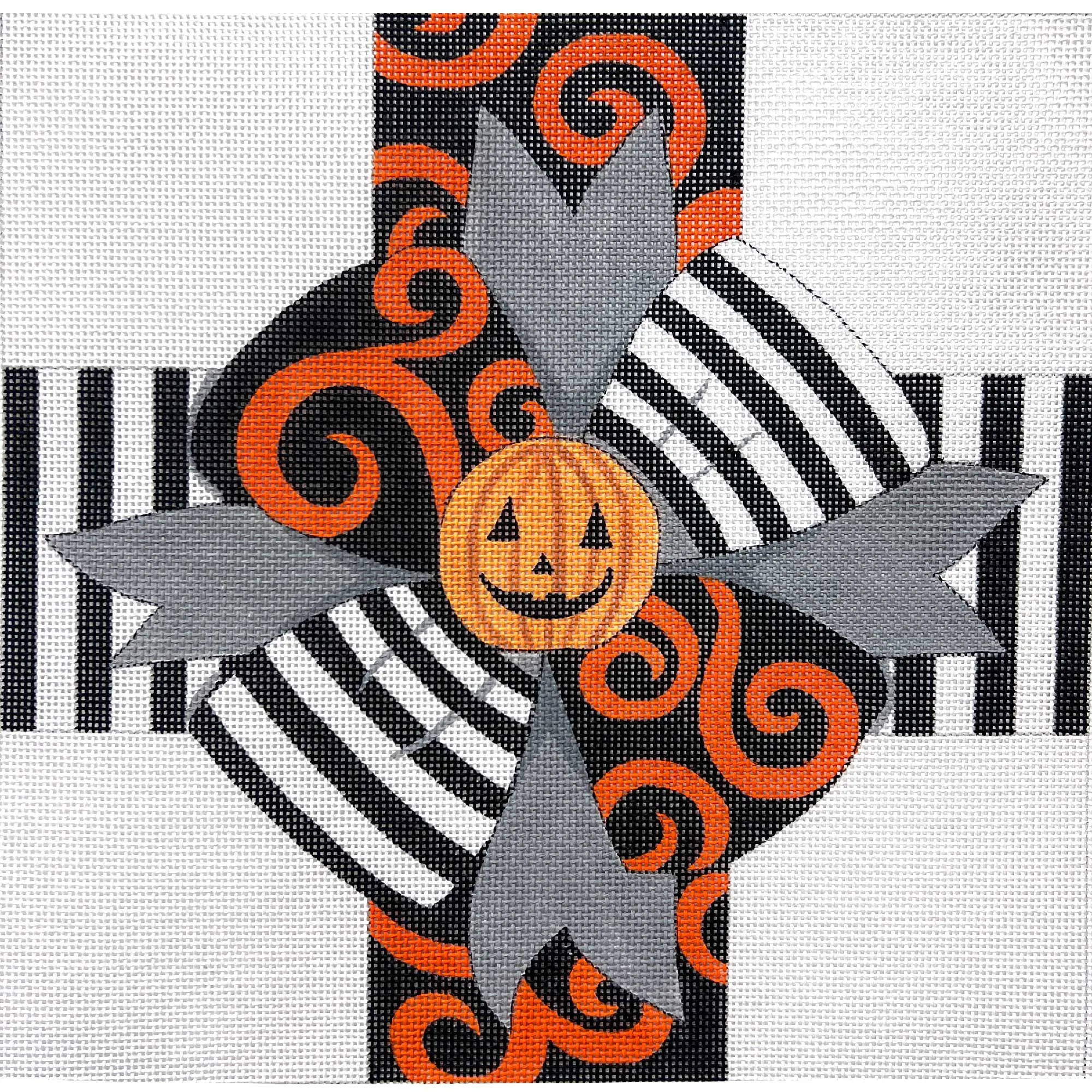 4649 JACK-O-LANTERN BOW