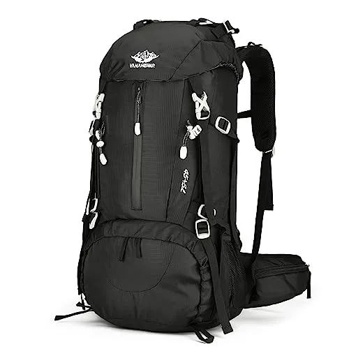 50L Hiking Backpack Men Camping Backpack with Rain Cover