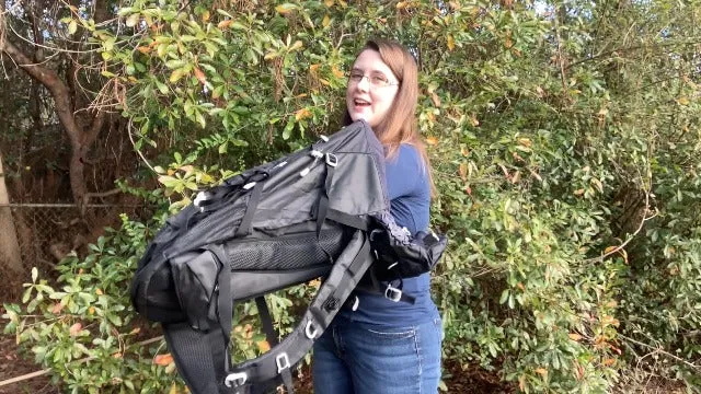 50L Hiking Backpack Men Camping Backpack with Rain Cover