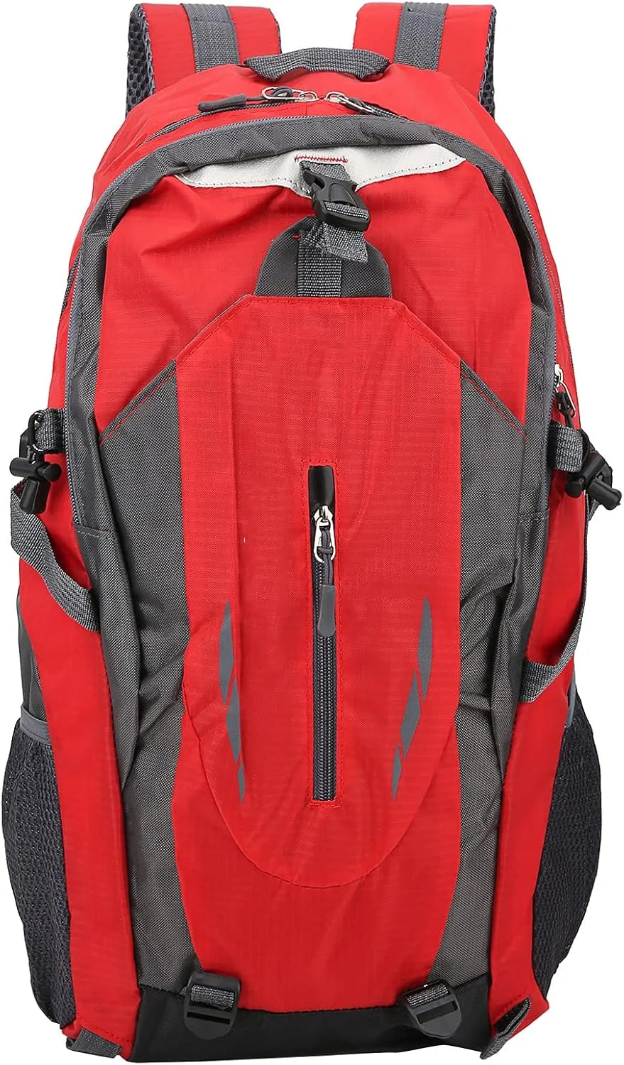 6 Colors 40L Waterproof Camping Backpack, Lightweight Travel Backpack for Outdoor Sports Climbing Tourism (Red)