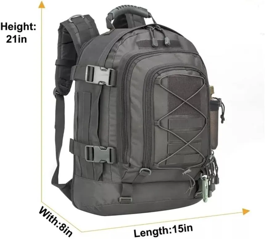 60L Backpack Rucksack Outdoor Travel Hiking Backpack Mountaineering Bag(D)