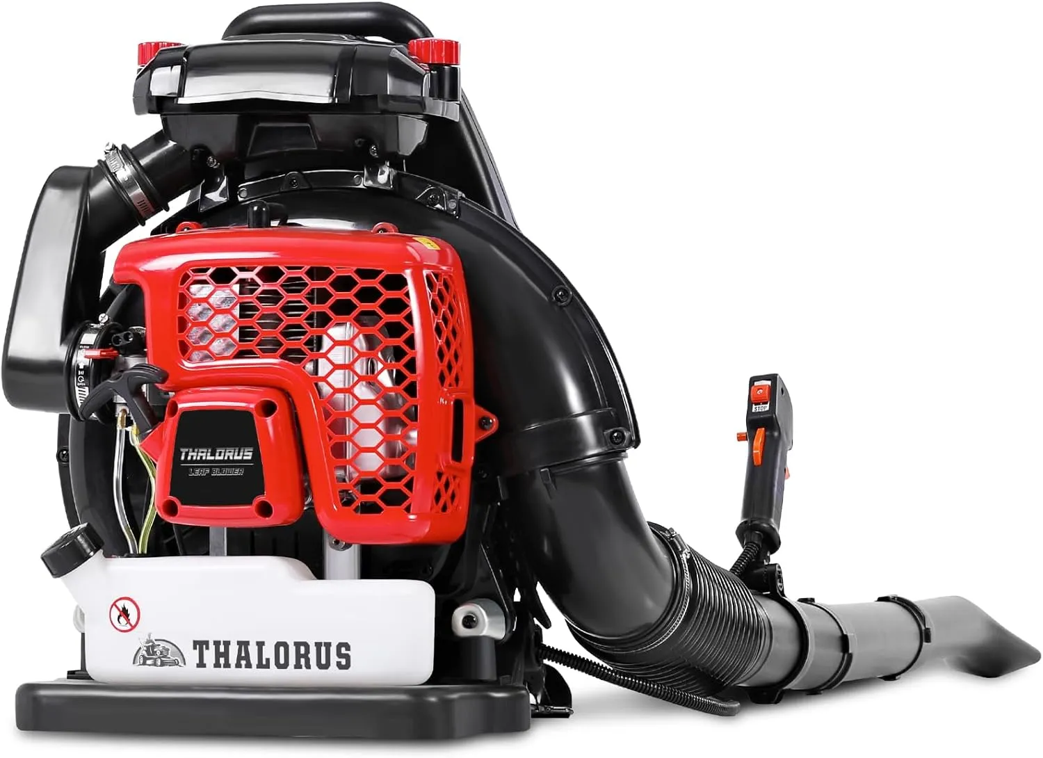 63CC Gas Backpack Leaf Blower, 2-Stroke, 665 CFM, 205 MPH, Variable Speed & Cruise Control, Ergonomic Harness, Reduced Emissions, for Fast Yard Cleanup (TR692 Pro)