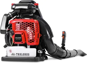 63CC Gas Backpack Leaf Blower, 2-Stroke, 665 CFM, 205 MPH, Variable Speed & Cruise Control, Ergonomic Harness, Reduced Emissions, for Fast Yard Cleanup (TR692 Pro)
