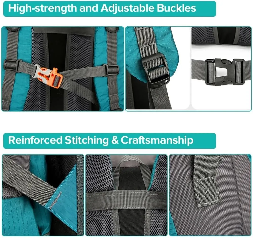 70L Hiking Camping Backpack Water-resistant Climbing Camping Outdoor Backpack Travel Sports Bag