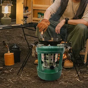 8 Wicks Camping Stove, Detachable Fuel Efficient Picnic Stove, Handy Outdoor Portable Kerosene Stove, Camp Tent Heater for Outdoor Backpacking Hiking Traveling Picnic BBQ