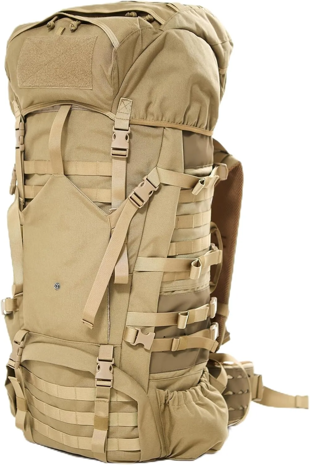 90L Large Tactical Backpack for Hiking Camping, Waterproof Military Rucksack with MOLLE System, Multi-Compartment Outdoor Survival Pack