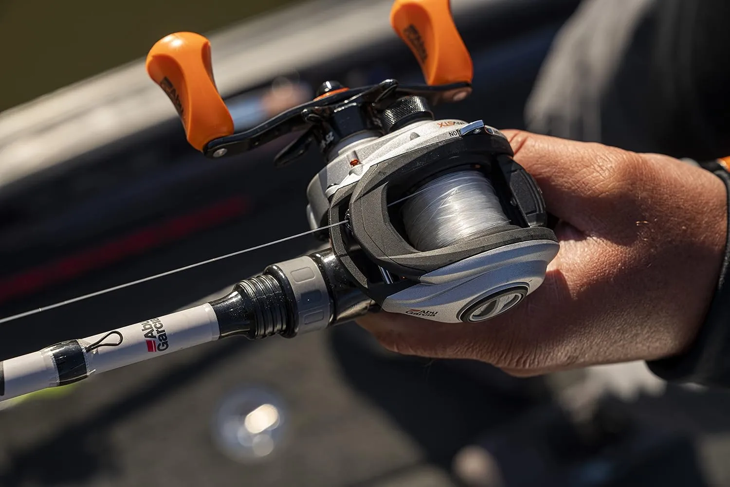 Abu Garcia Max STX Low Profile Baitcast Reel and Fishing Rod Combo