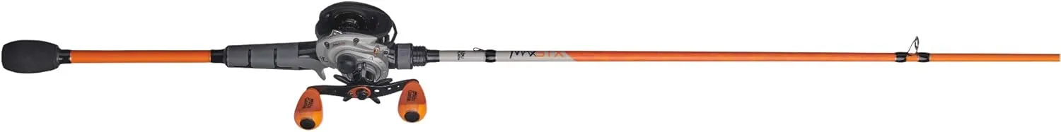 Abu Garcia Max STX Low Profile Baitcast Reel and Fishing Rod Combo