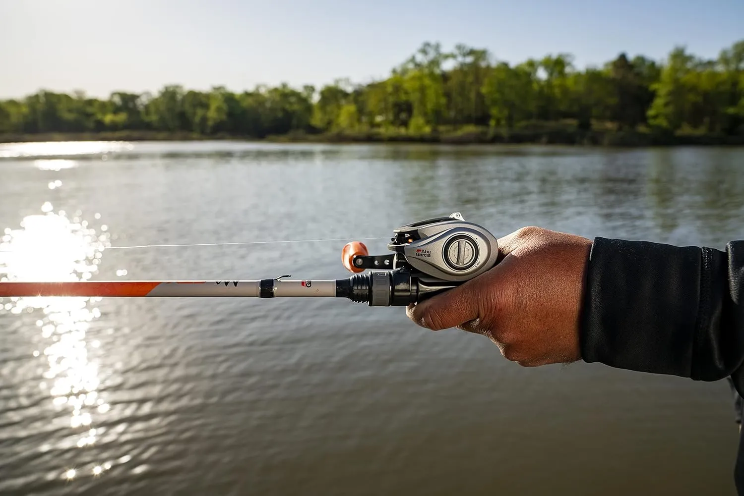 Abu Garcia Max STX Low Profile Baitcast Reel and Fishing Rod Combo