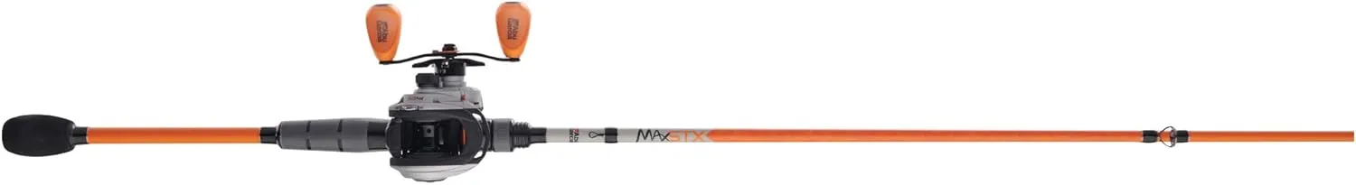 Abu Garcia Max STX Low Profile Baitcast Reel and Fishing Rod Combo