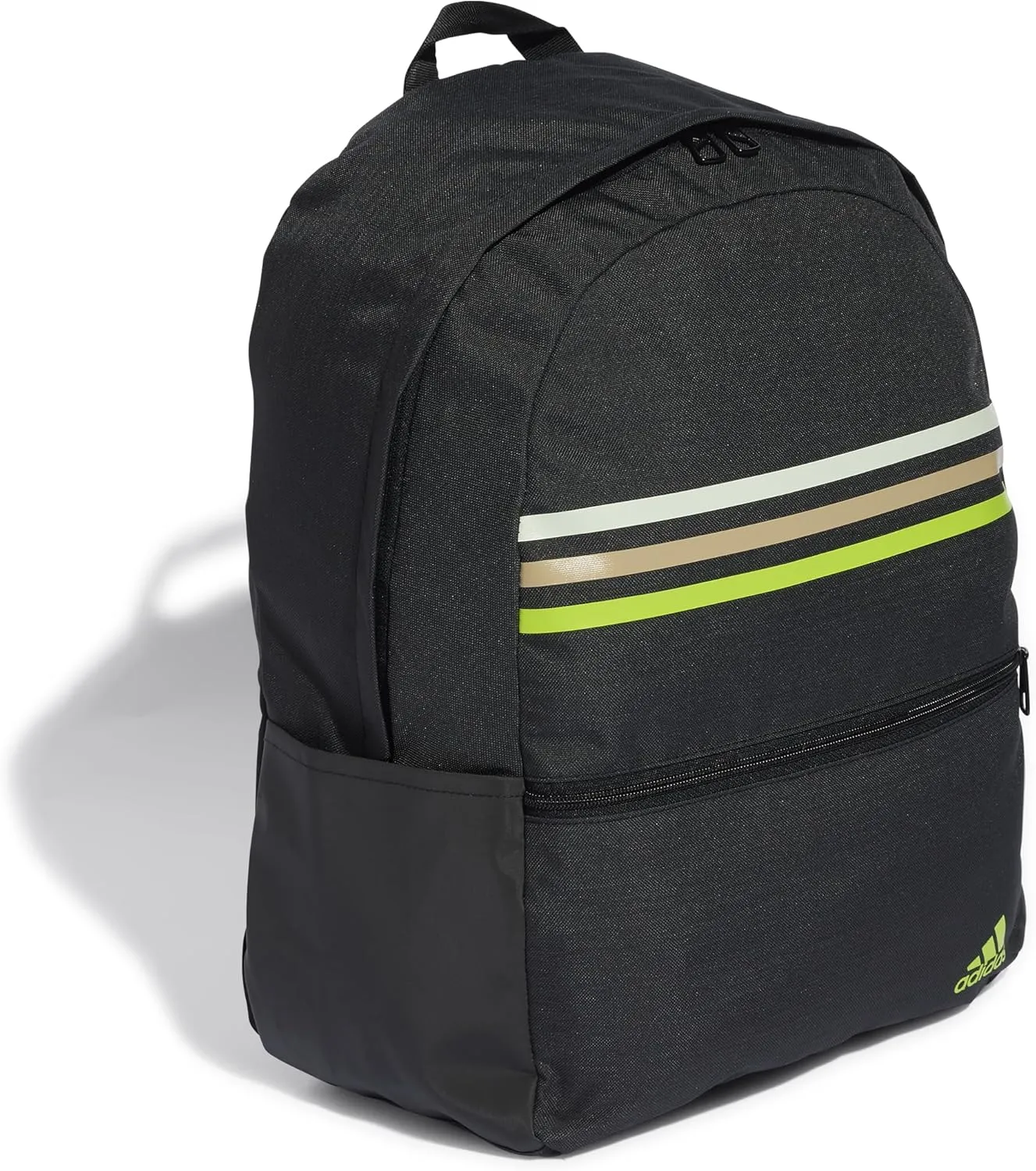 adidas Backpack, Black/Sslime, One Size