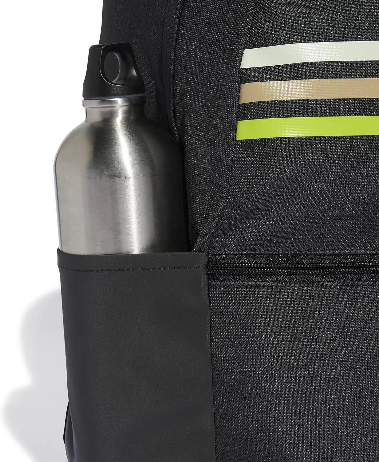 adidas Backpack, Black/Sslime, One Size