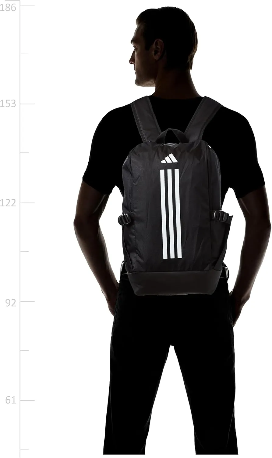 adidas Casual, Black/White, One Size