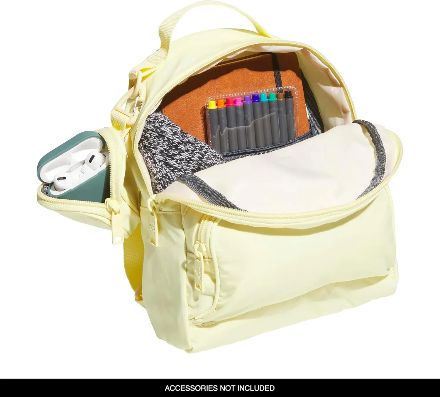 adidas Must Have Mini Backpack, Small Festivals and Travel, Almost Yellow, One Size