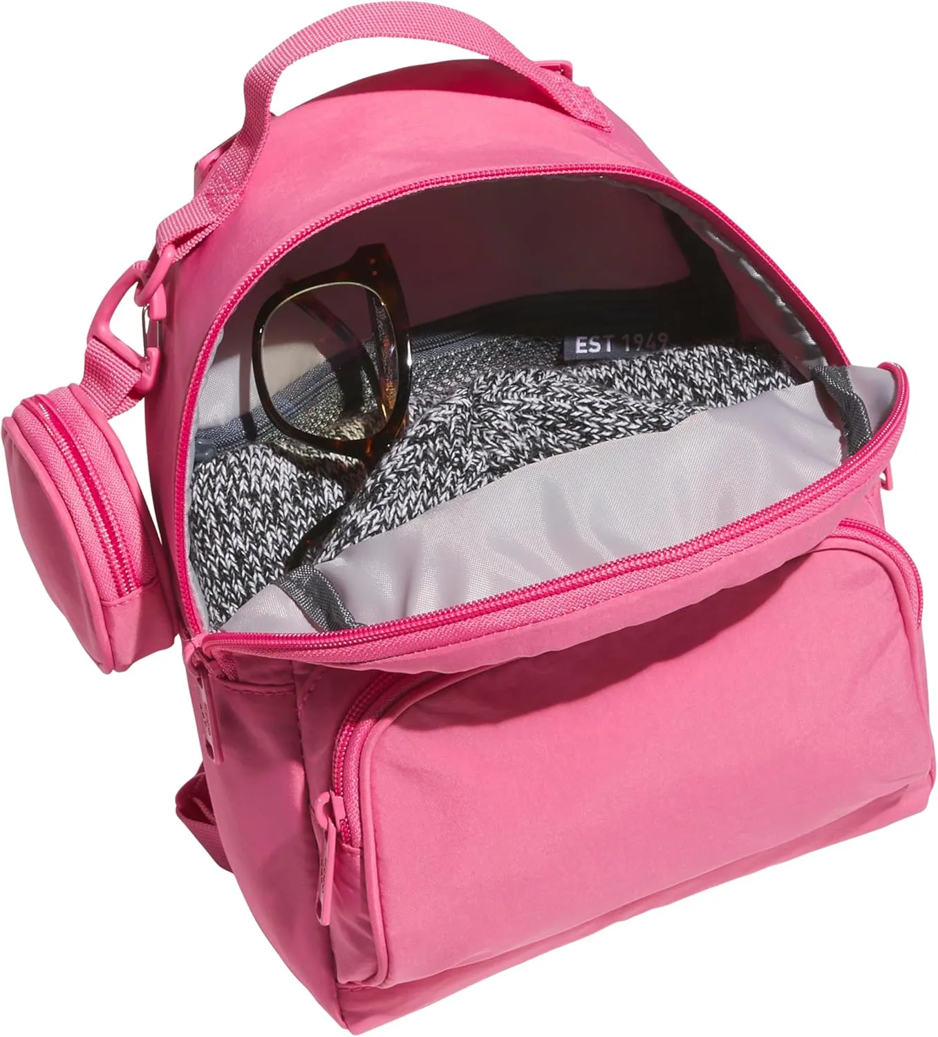 adidas Must Have Mini Backpack, Small Festivals and Travel, Pink Fusion, One Size
