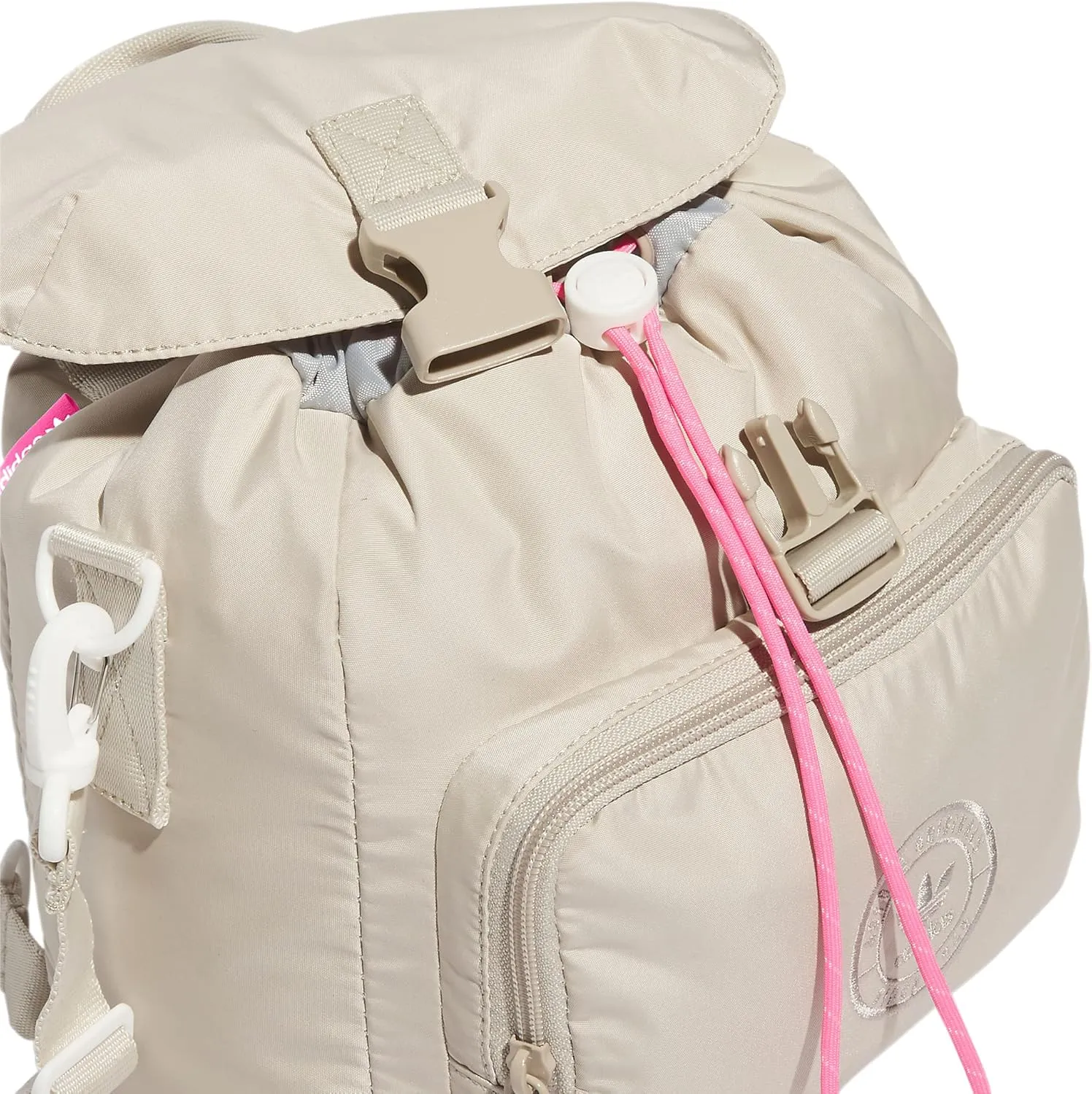 adidas Originals Micro 3.0 Mini Backpack, Wonder Beige/Lucid Pink, One Size