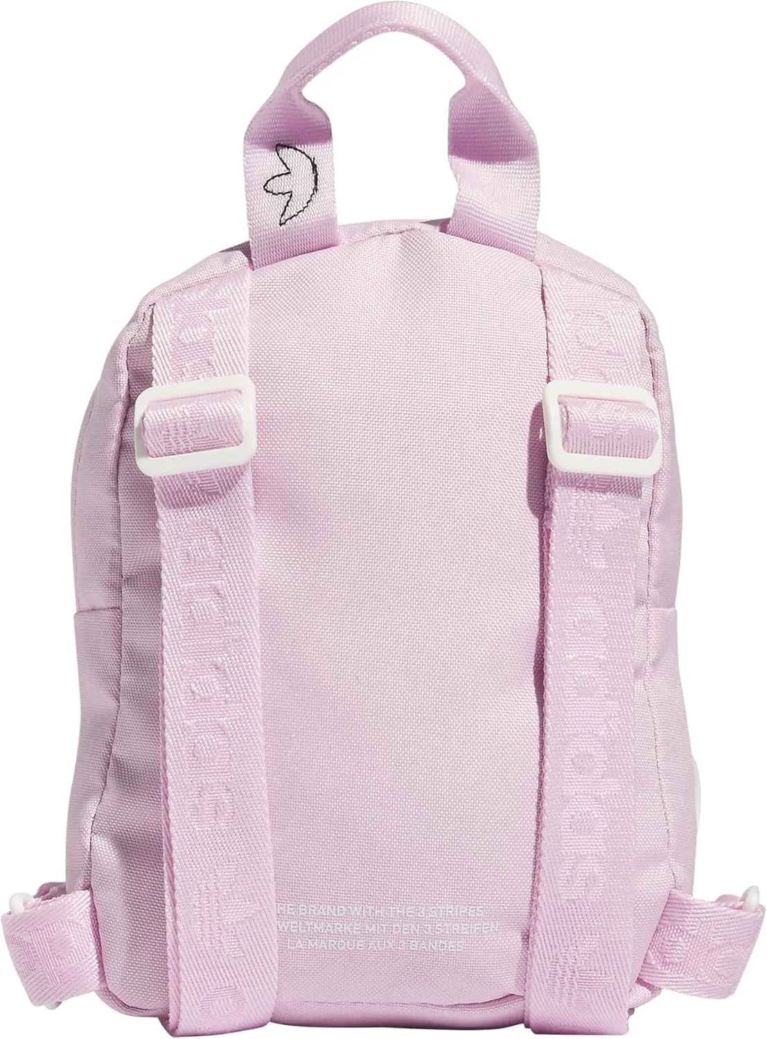 adidas Originals Trefoil 2.0 Mini Backpack Small Travel Bag, Orchid Fusion Purple, One Size